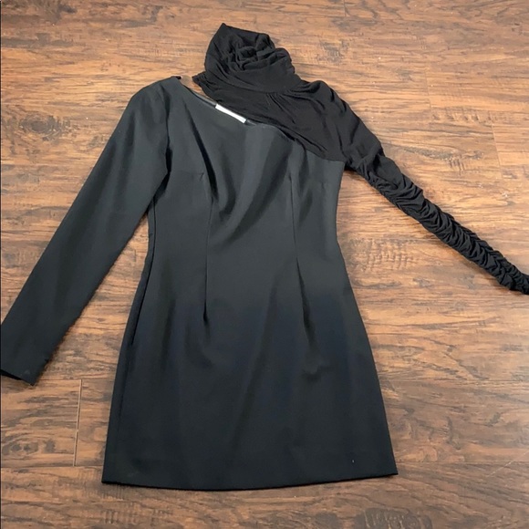 Balmain asymmetrical black dress - Picture 6 of 6